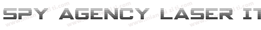 Spy Agency Laser Ita字体转换